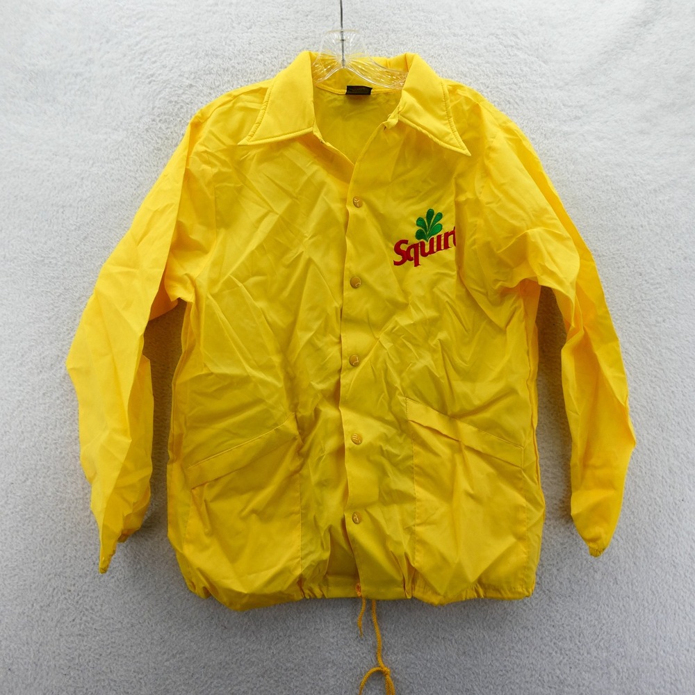 Aristo Jac Jacket Womens Medium Squirt Soda‎ Vintage Yellow Snap USA Made